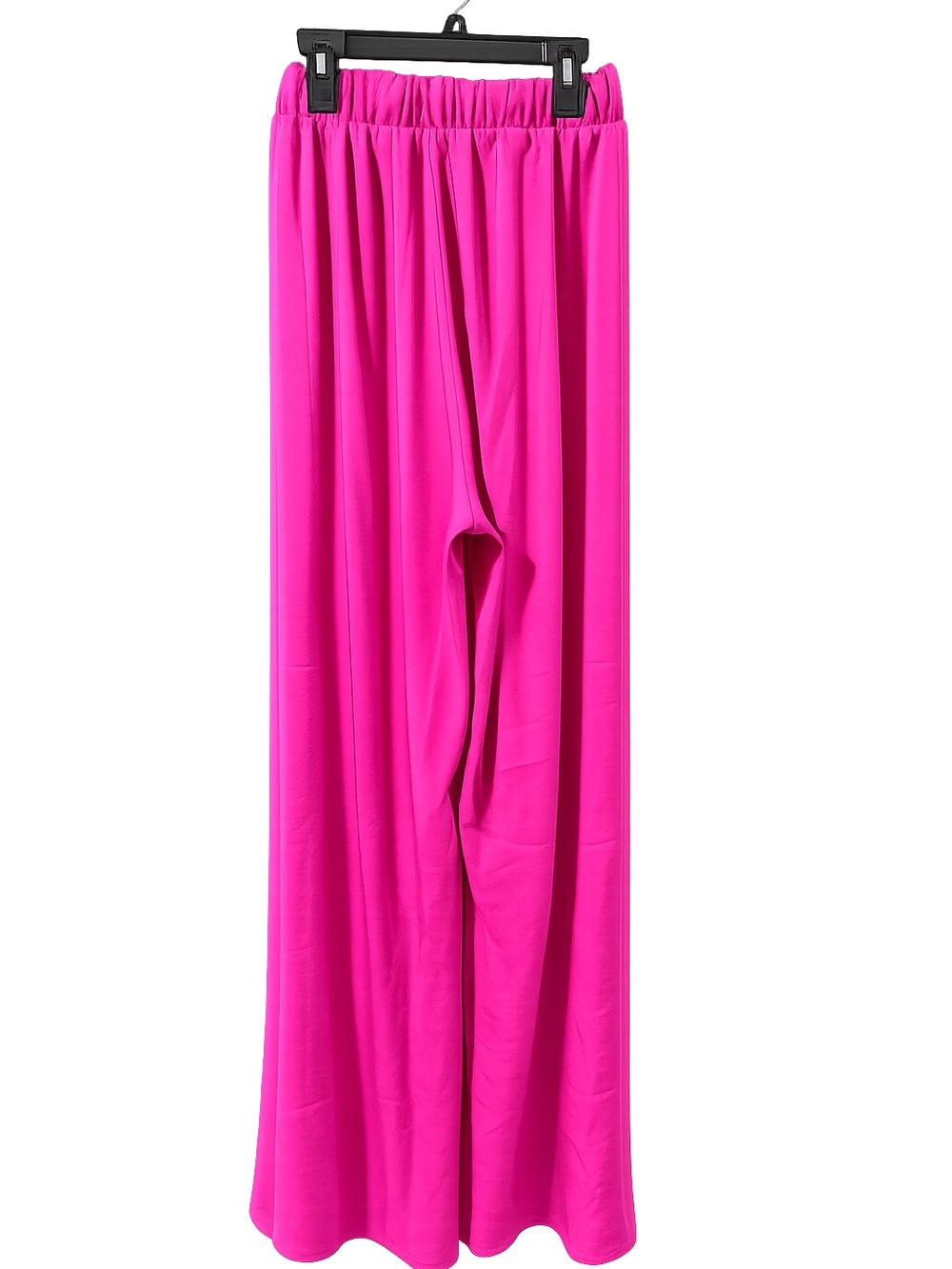 Tyche Wide Leg Tie-Front Pants - Fuchsia - Picture 3 of 6